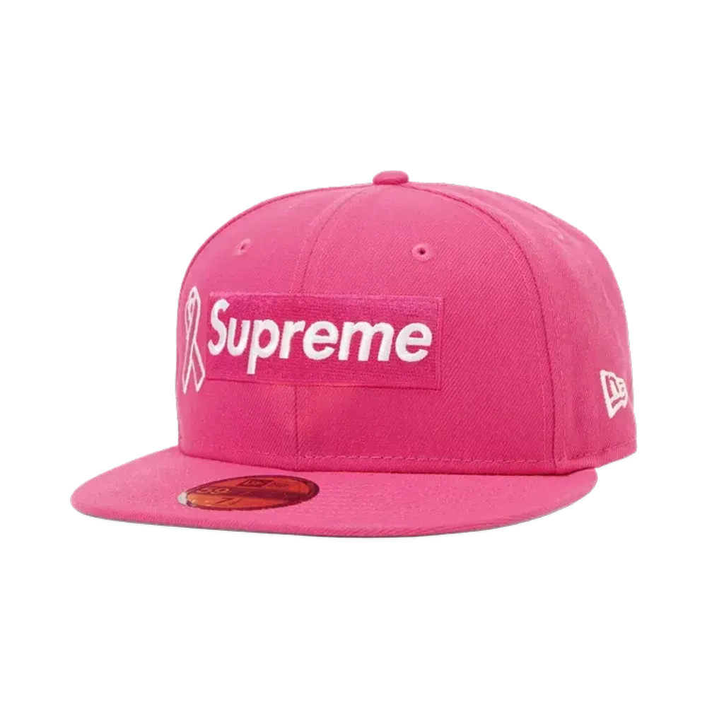 Supreme Breast Cancer Awareness Box Logo New Era "Pink"