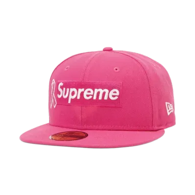 Supreme Breast Cancer Awareness Box Logo New Era "Pink"