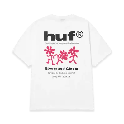 HUF Bloom & Gloom Tee "White"