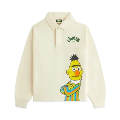 Kith x Sesame Street Kids Bert & Ernie Rugby "Sandrift"