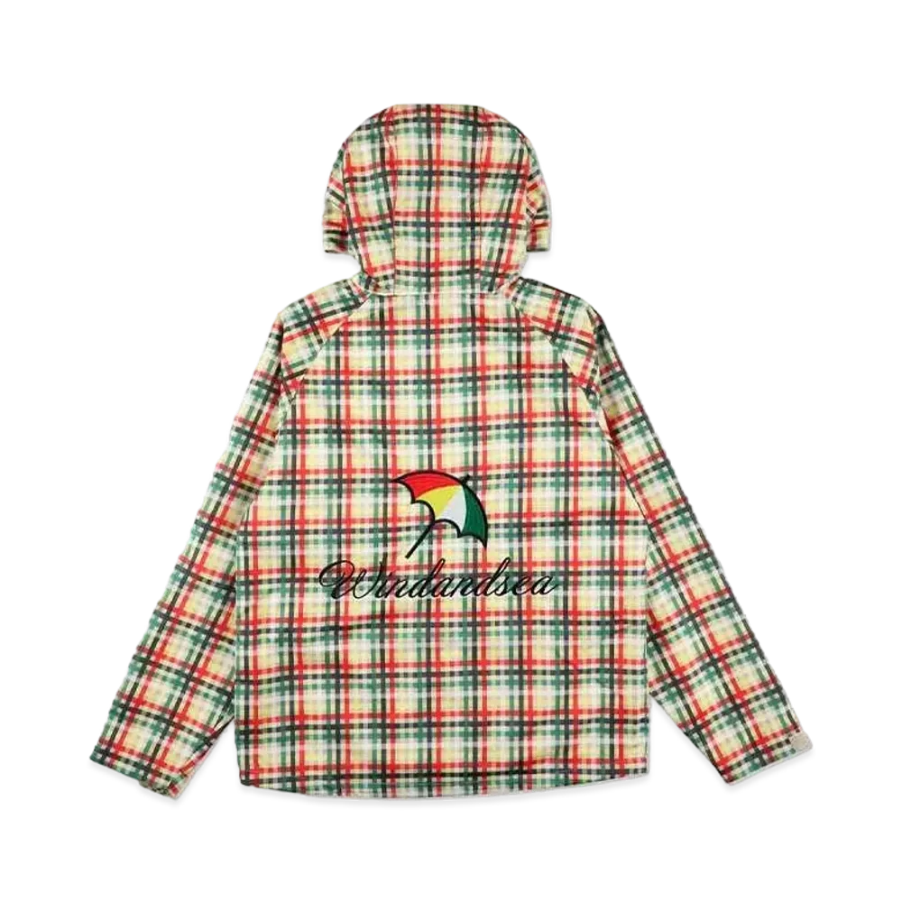 WIND AND SEA x ARNOLD PALMER AP Check Nylon Jacket "Beige"