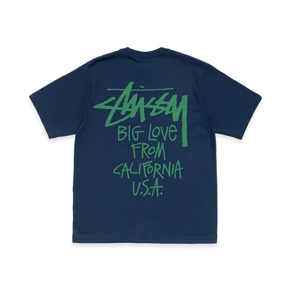 Stussy Big Love Tee "Navy"