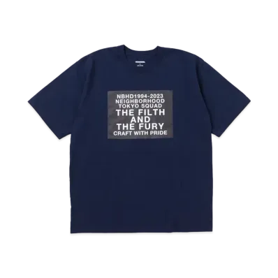 NEIGHBORHOOD NH . Tee SS-18 "Navy"