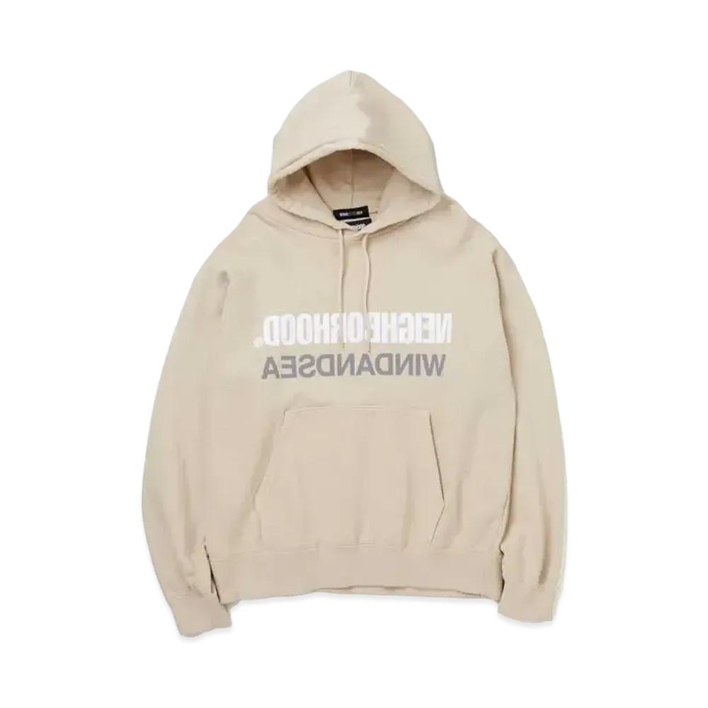 NEIGHBORHOOD WIND AND SEA NHWDS / C-HOODED . LS "Beige"