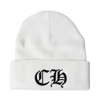 Chrome Hearts CH Logo Embroidery Watch Cap "White"
