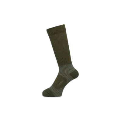 Goldwin C3 Fit Arch Support Trekking Socks (Mid Weight) (Unisex) "Khaki Green"