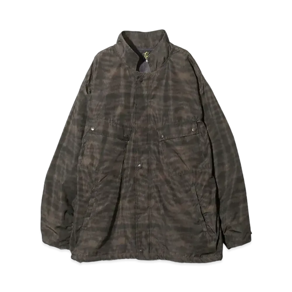 Needles C.P. Jacket - Poly Taffeta / Animal Printed "Black"