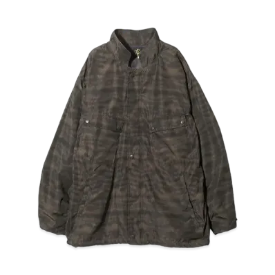 Needles C.P. Jacket - Poly Taffeta / Animal Printed "Black"