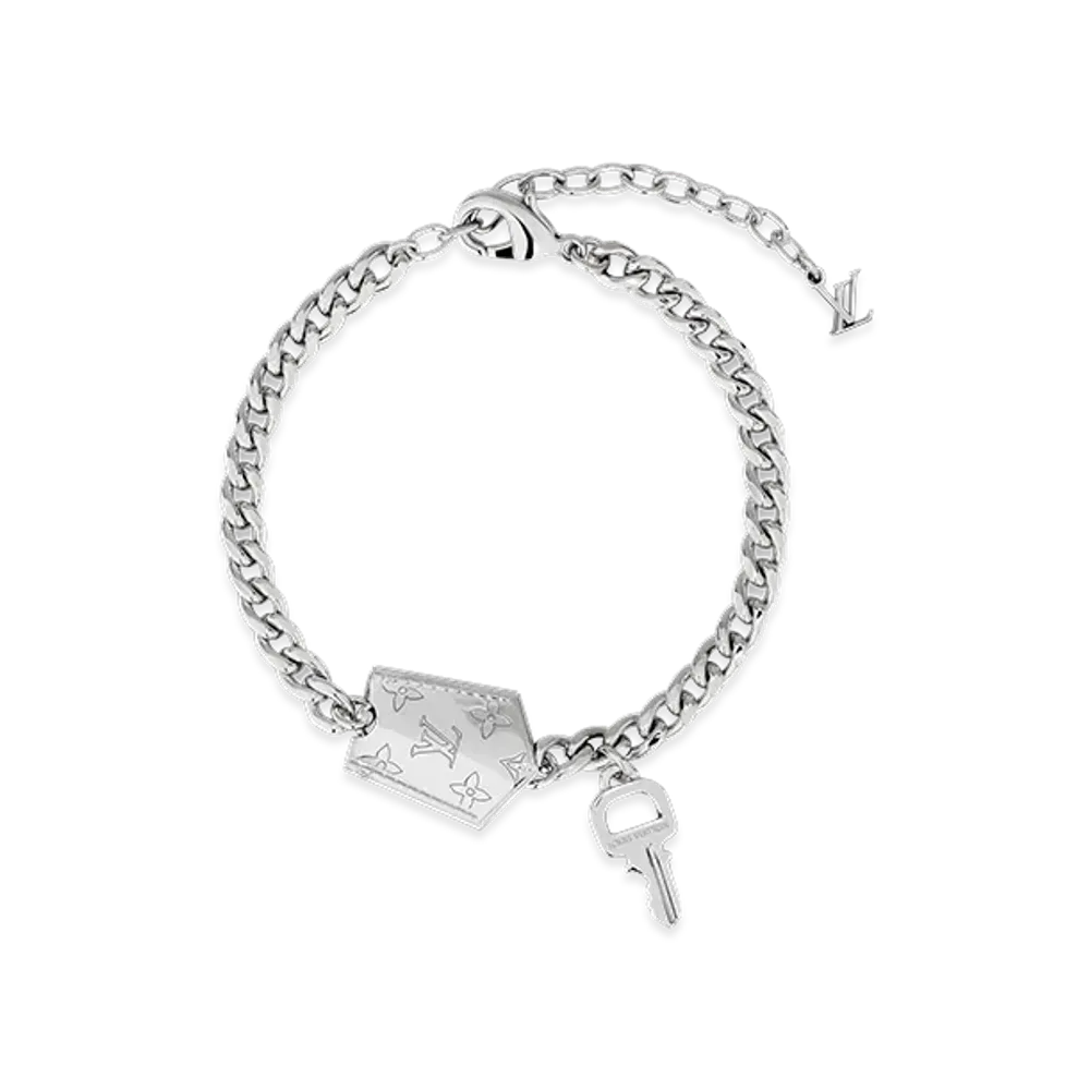 Louis Vuitton Bracelet LV Tag "Silver"