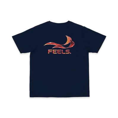 FEELS. Jelly Logo T-Shirt "Navy"