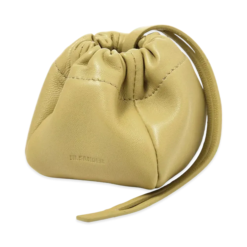 Jil Sander Ripple Pouch "Flax"