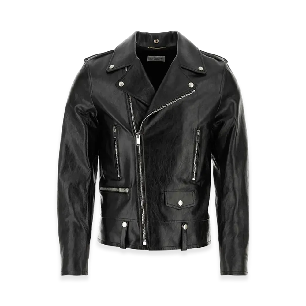 Saint Laurent Leather Jacket "Black"
