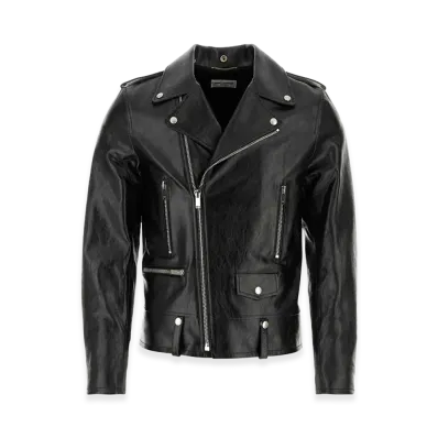 Saint Laurent Leather Jacket "Black"
