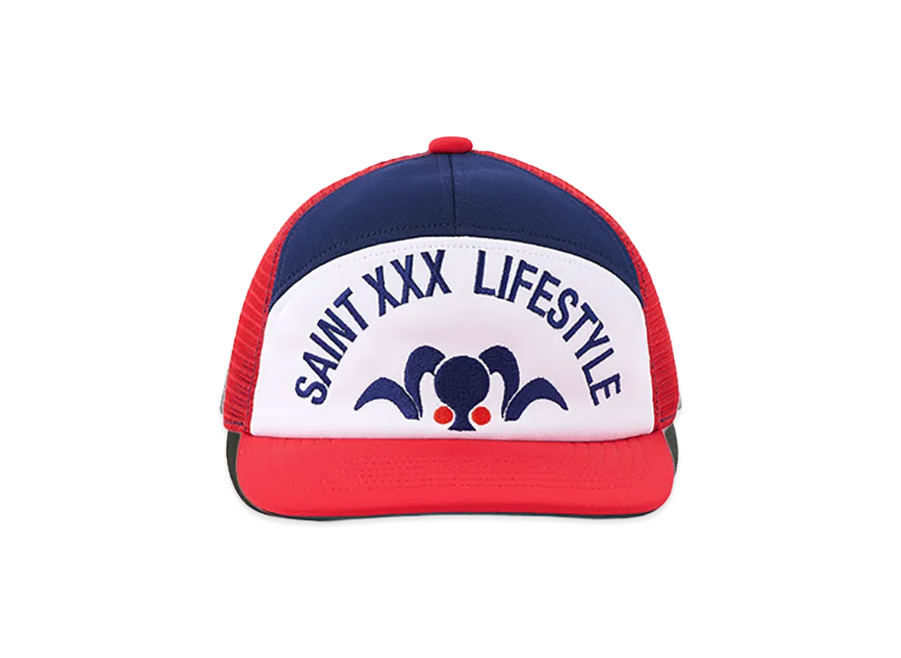 SAINT Mxxxxxx Mesh Cap/Life Style "Navy/Red"