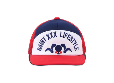 SAINT Mxxxxxx Mesh Cap/Life Style "Navy/Red"