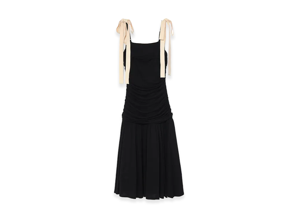 ANDMARY Women's Nova Gather Long Dress "Black"