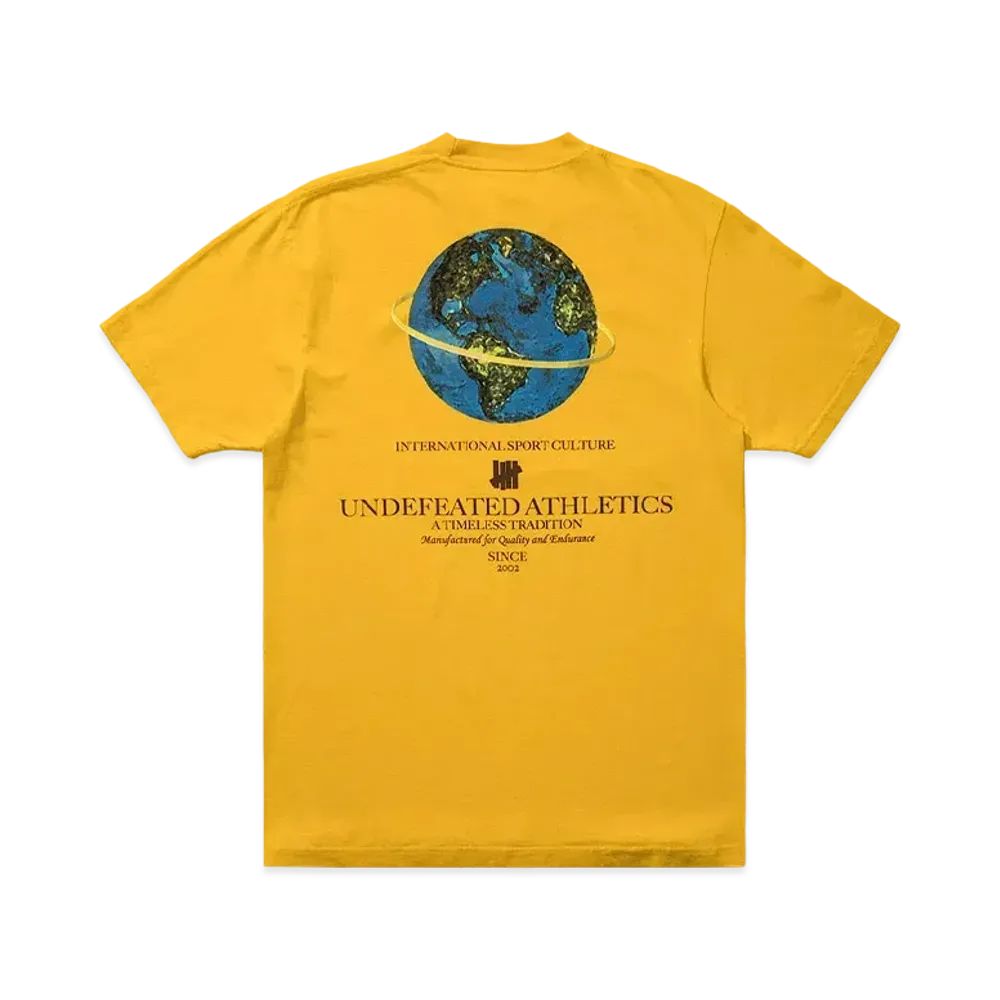 UNDEFEATED INTERNATIONAL SPORT S/S TEE - 80254 "Yellow"
