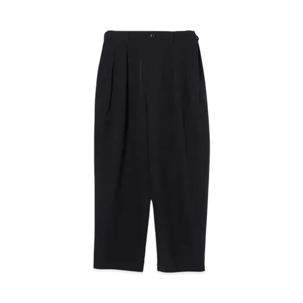 BEAMS Mesh-Like 2 Pleat Slacks "Navy"