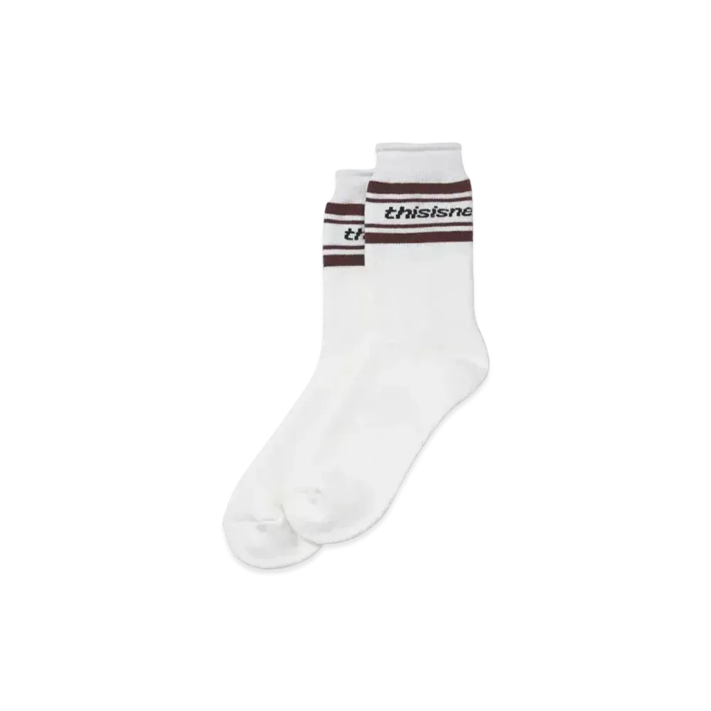 thisisneverthat Striped Socks "White"