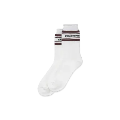 thisisneverthat Striped Socks "White"