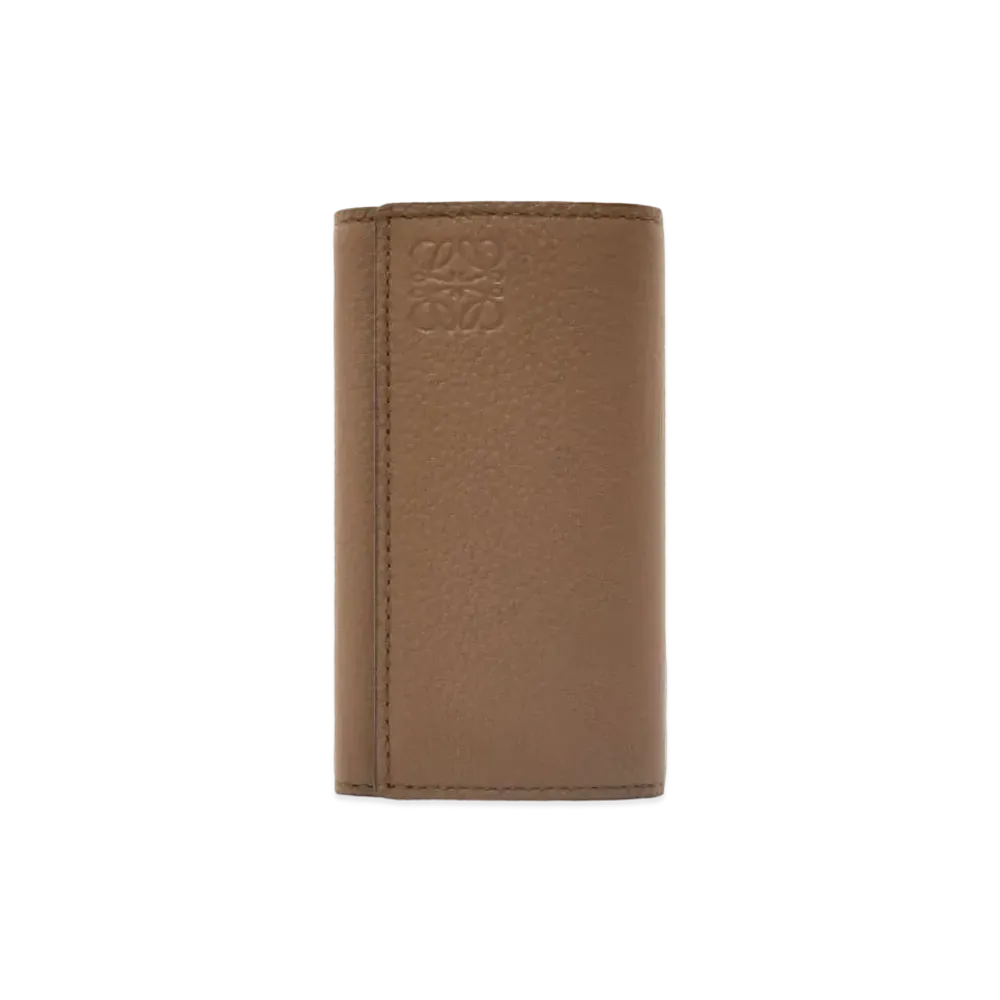 LOEWE Key Case Soft Grain Calf "Winter Brown"