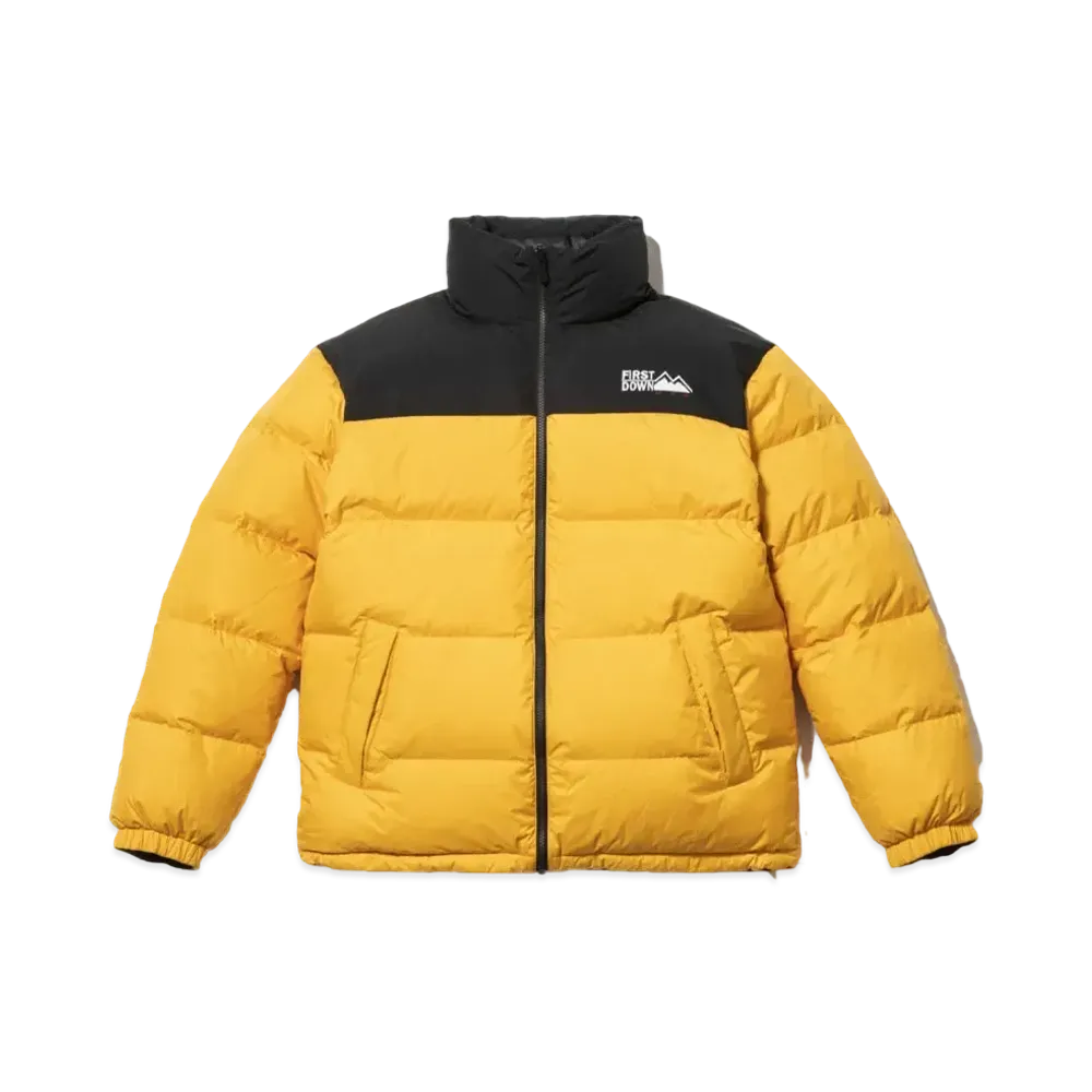 FIRST DOWN REVERSIBLE DOWN JACKET "Yellow/Black"
