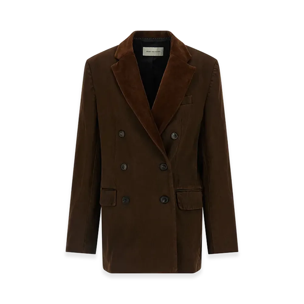 DRIES VAN NOTEN Women's 'Befya' Blazer "Brown"