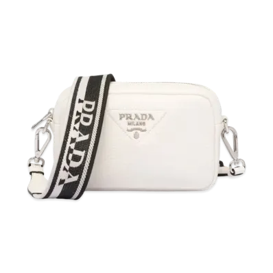 PRADA Small Leather Bag "White"