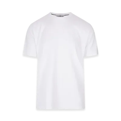 Stone Island 21560 Cotton Jersey Garment Dyed T-Shirt - 22FW "White"