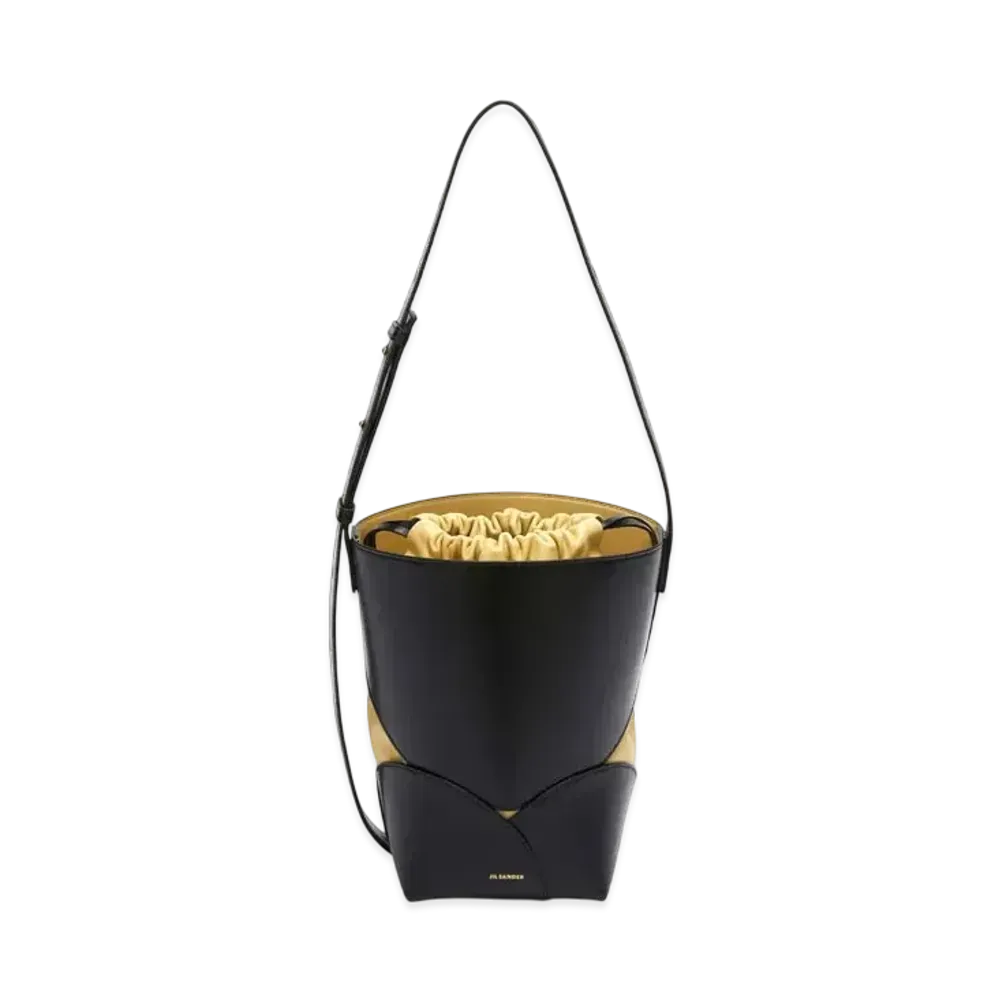 Jil Sander Curve Bucket Small "Black"