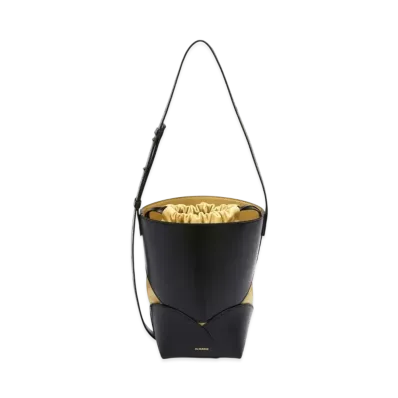 Jil Sander Curve Bucket Small "Black"