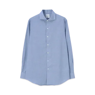 Paul Smith Herringbone Dress Shirt "Blue"