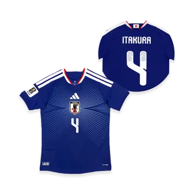 adidas Soccer Japan 2026 Home Authentic Jersey "FIFA World Cup 26 Official Sleeve Badge" #4 Ko Itakura "Japan Blue"