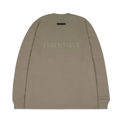 FEAR OF GOD ESSENTIALS Long Sleeve Tee "Moss"
