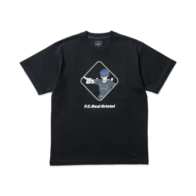 F.C.Real Bristol x BLUE LOCK S/S Tee ISAGI "Black"
