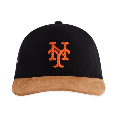 Kith x '47 for the New York Mets Heavy Twill Suede Brim Franchise LS Cap "Black"