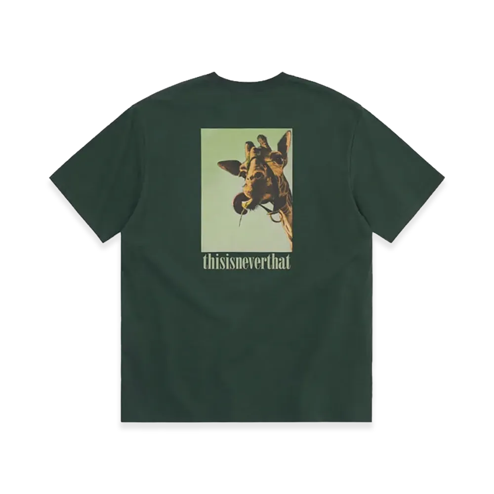 thisisneverthat Giraffe Tee "Deep Forest"