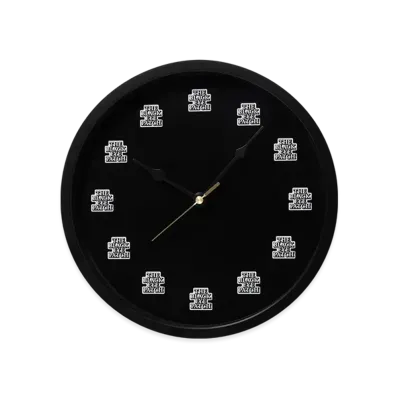 BlackEyePatch OG Label Clock "Black"