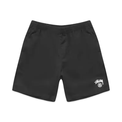 Stussy Basic Stock Beach Shorts "Black"