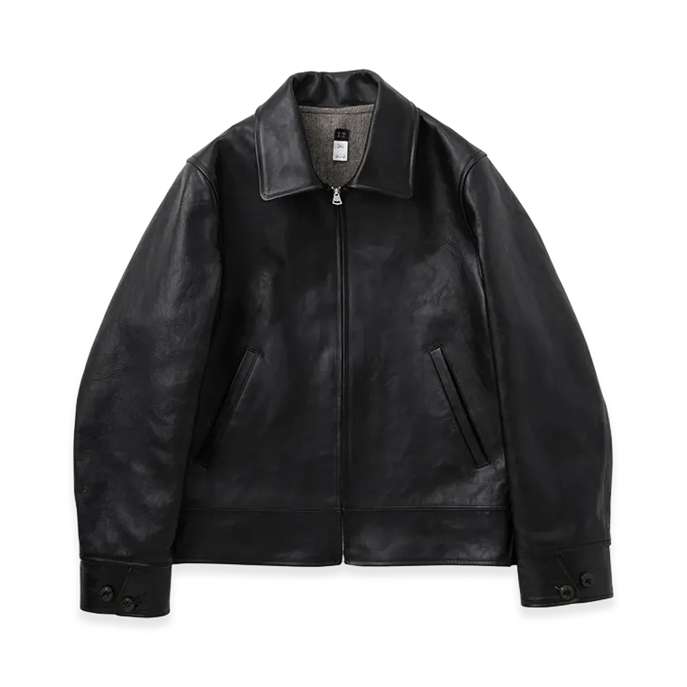 T.T Taiga Takahashi LOT.802 Cossack Leather Jacket "Black"