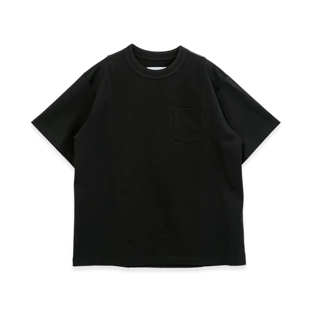 sacai Cotton Jersey T-Shirt "Black"