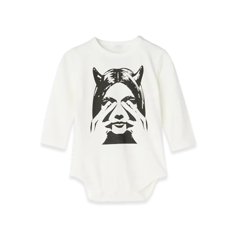 HYSTERIC GLAMOUR See No Evil Rompers "White"