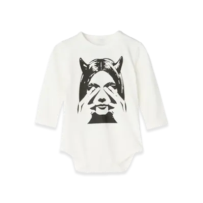 HYSTERIC GLAMOUR See No Evil Rompers "White"