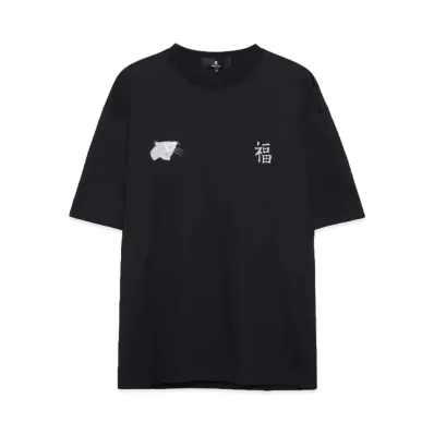ANREALAGE PHOTOCHROMIC EMBROIDERY TEE "BLACK"