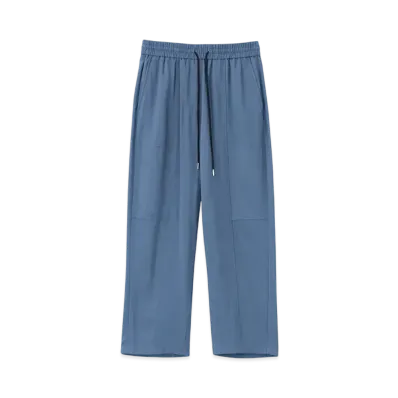 Paul Smith Women's Rayon Wide Pants "LightBlue"