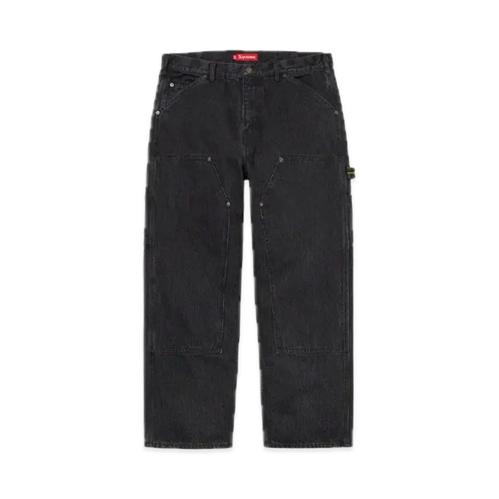 Supreme Double Knee Denim Painter Pant "Black"