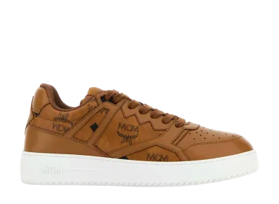 MCM Printed Canvas Terrain Sneakers "Brown"