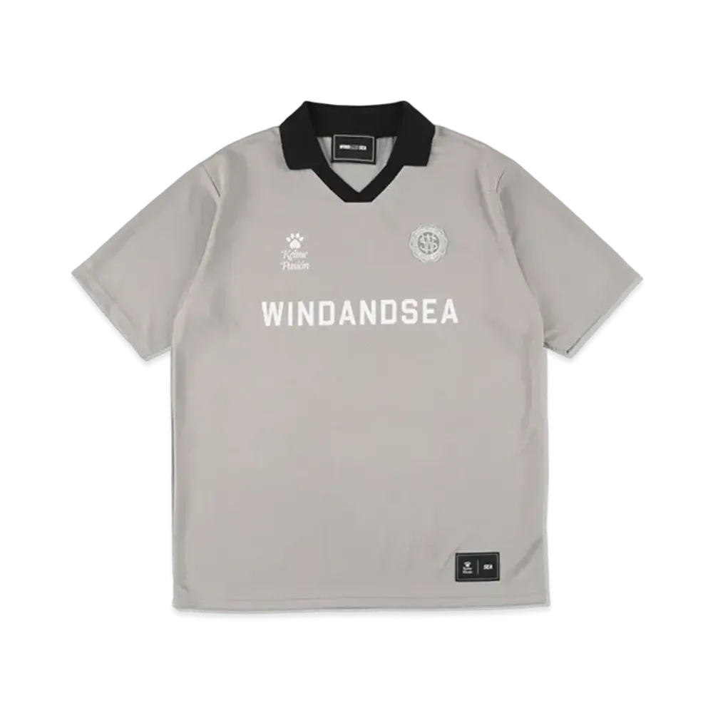 WIND AND SEA x KELME Soccer Half Sleeve Shirts "Gray"