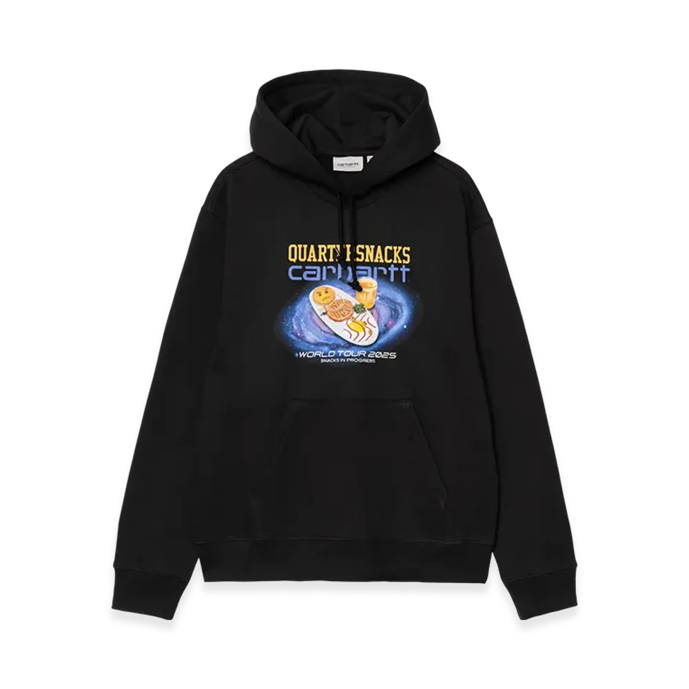 Carhartt WIP x Quartersnacks Hooded Sweatshirt "Black"
