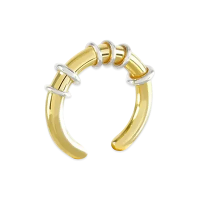WE11DONE Hoop Ring "Gold"
